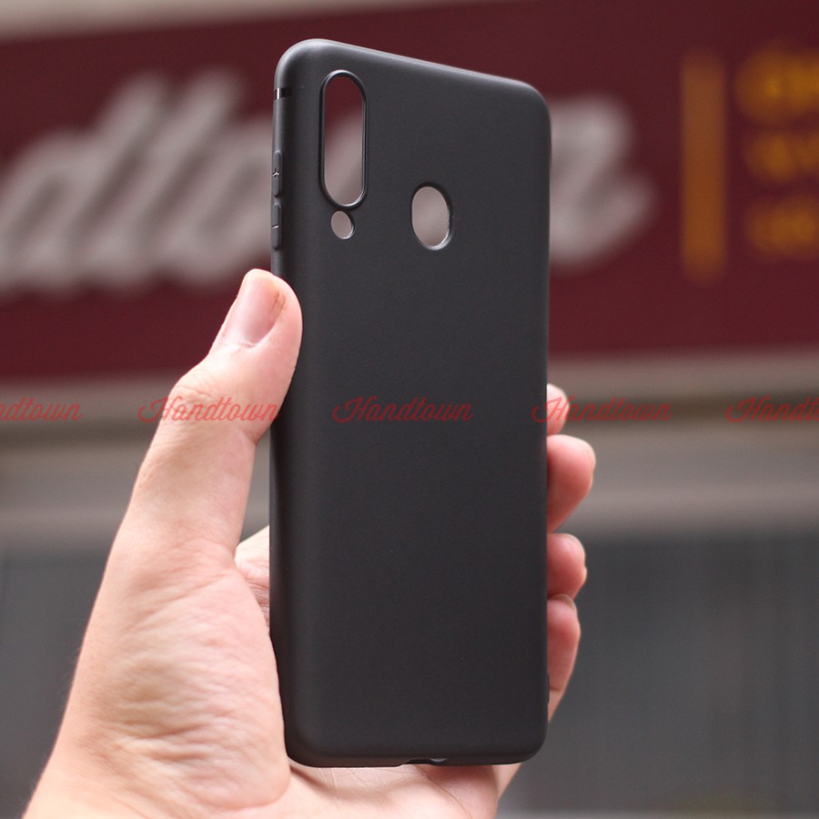 Ốp Lưng Samsung Galaxy A60 Dẻo Đen Chống Ố