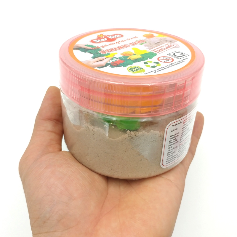 Cát Động Lực 250 gr Màu Tự Nhiên Và Khuôn Star Kids K-311