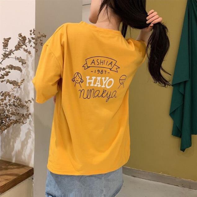 [S02][HÌNH THẬT] Áo thun nữ nam unisex căp đôi áo phông nữ tay lỡ HaYo siêu hot hàng rất đẹp-BT008
 | BigBuy360 - bigbuy360.vn