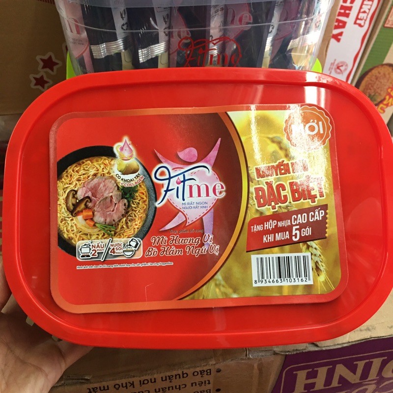 Mì gói Fitme hộp 6 gói