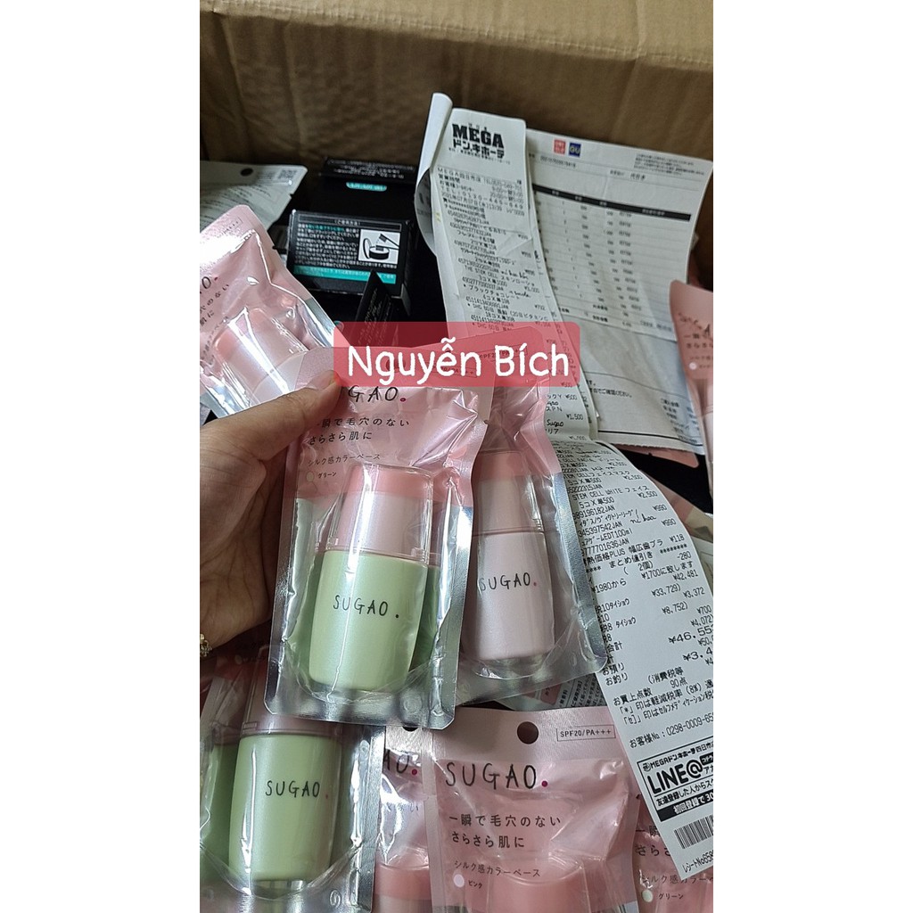Kem lót trang điểm Sugao Silky Color base