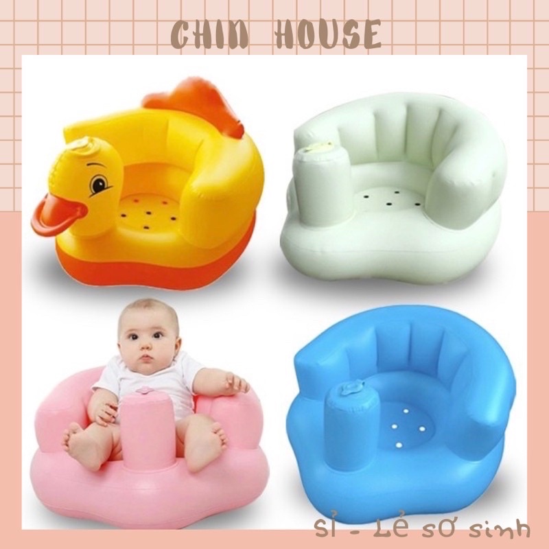 GHẾ HƠI TẬP NGỒI VỊT VÀNG CAO CẤP AN TOÀN CHO BÉ (sỉ inbox)