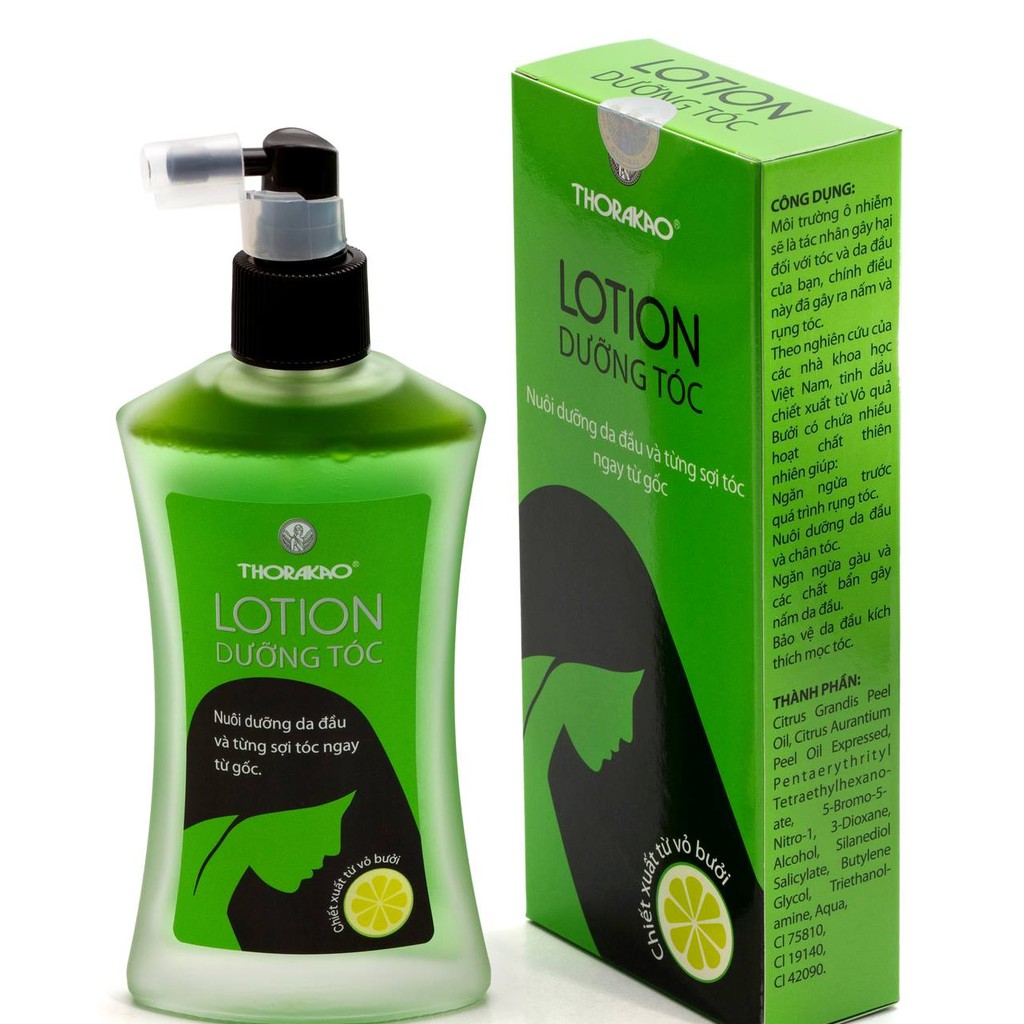 LOTION DƯỠNG TÓC THORAKAO 150ML (TINH DẦU BƯỞI) – Hỗ trợ ngăn ngừa rụng tóc