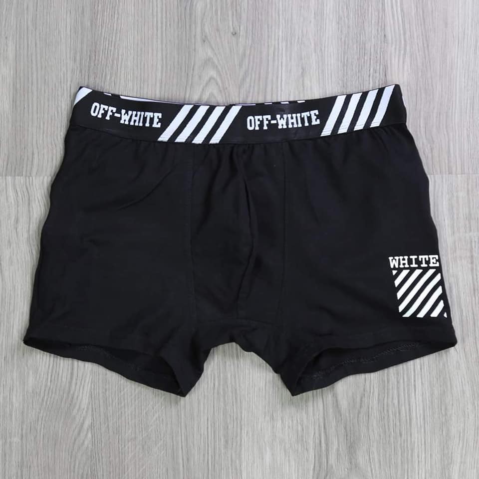 Quần lót nam Boxer Off- White  [FREESHIP]  Bảo Vệ, Nâng Đỡ,  An Toàn kq037 | BigBuy360 - bigbuy360.vn