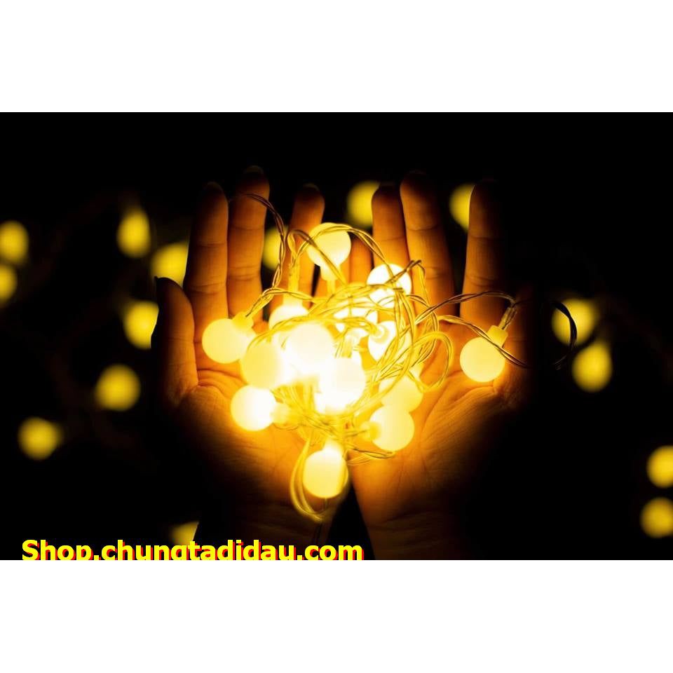 Bóng Led dã ngoại Dây 40 bóng, dài 6m nguồn USB & PIN | BigBuy360 - bigbuy360.vn