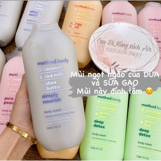 Sữa tắm Method Body Úc 532ml