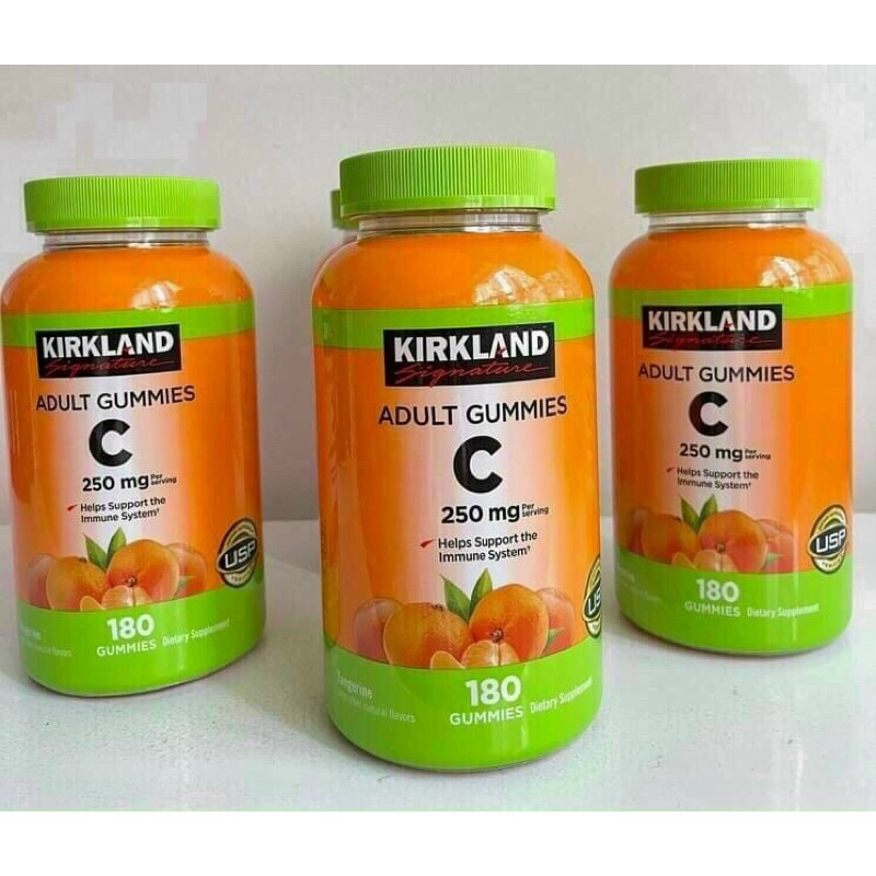 Vitamin C KIRKLAND (dạng kẹo dẻo )của MỸ (chuẩn auth 100%)