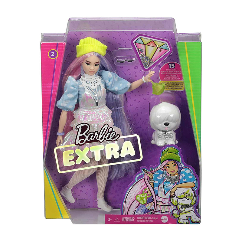 Đồ Chơi BARBIE Búp Bê Barbie Extra Beanie GVR05/GRN27