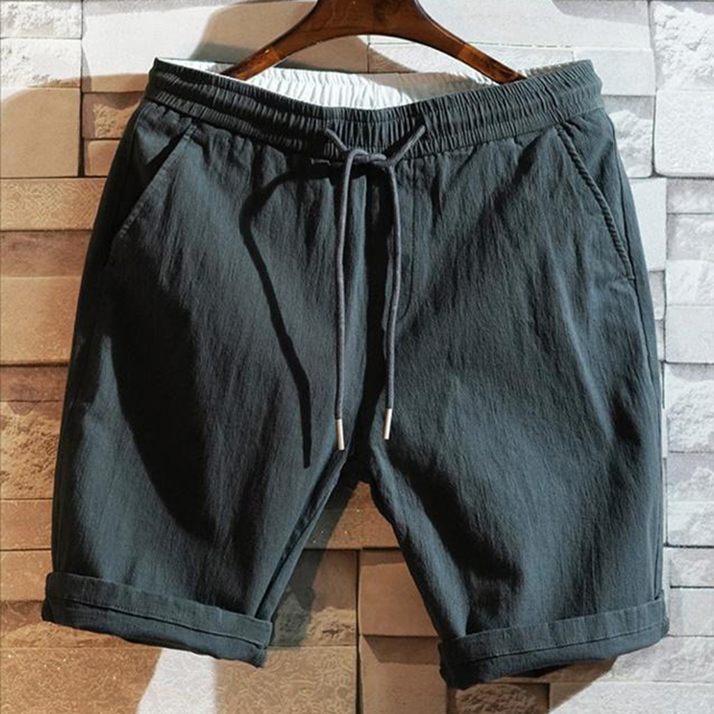 Quần short đũi ANFA nam dáng siêu đẹp ống suông lưng thun cao cấp size 40-80kg màu đen, xám, ghi tối, rêu SD02 | BigBuy360 - bigbuy360.vn
