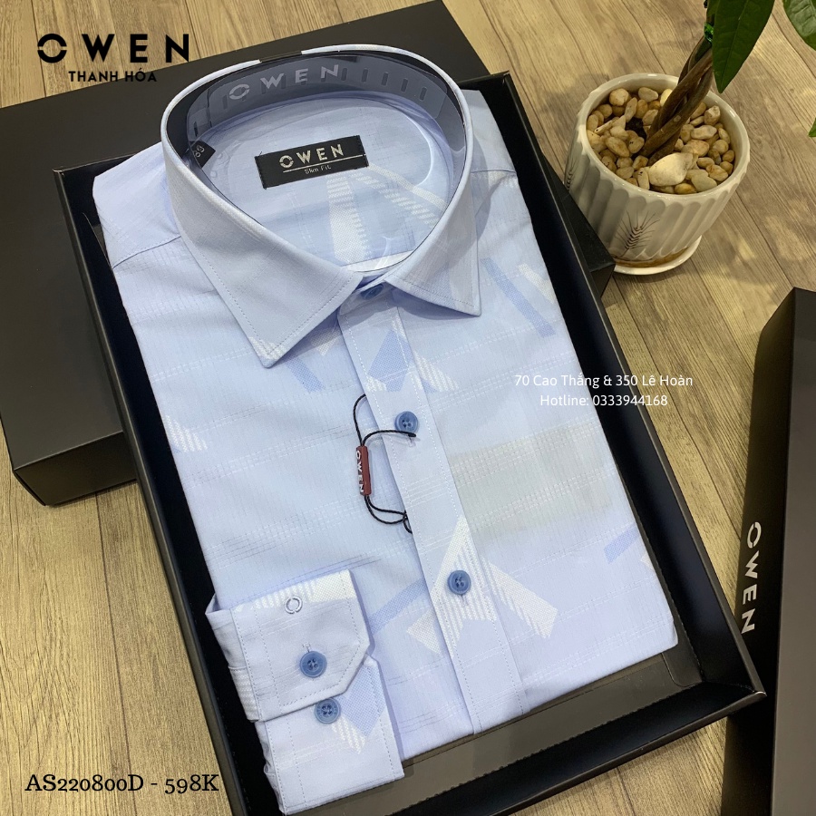 OWEN - Áo sơ mi dài tay Owen - Hàng mới về AS220800D