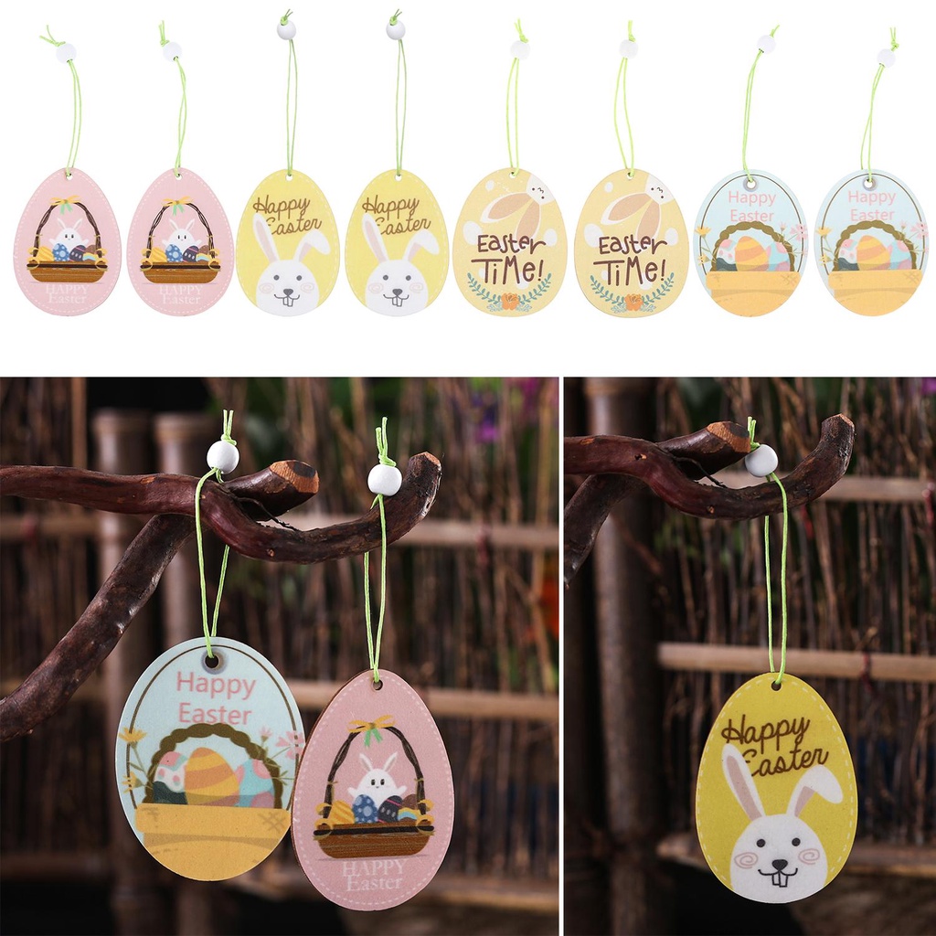Phụ Kiện Treo Trang Trí Hình Thỏ Phục Sinh DIY