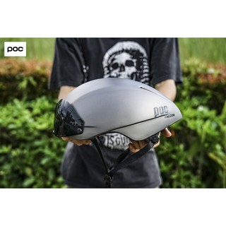 NÓN BẢO HIỂM THỂ THAO POC FALCON XÁM BẠC TẶNG TÚI VÀ HỘP CHÍNH HÃNG