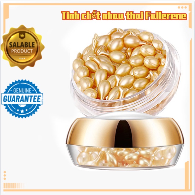 [Ưu đãi Sốc] 🍀Fullerene Placenta Revitalizing Essence Capsules 10 Viên nang chống nhăn