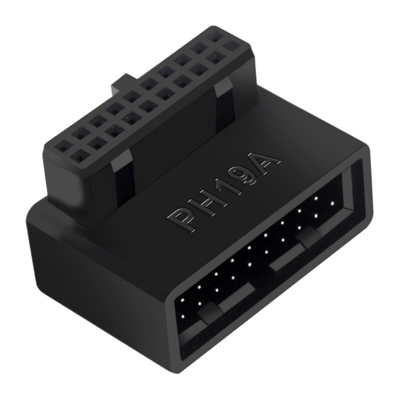 Bo Mạch Chủ Kết Nối Máy Tính Cổng USB 3.0 19p 20p 90° Phụ Kiện Gắn Vô Lăng Xe Hơi Tiện Dụng Và Bền