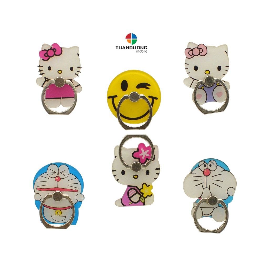 Giá Đỡ Điện Thoại Chiếc Nhẫn iring in hình ngỗ nghĩnh đáng yêu  cute