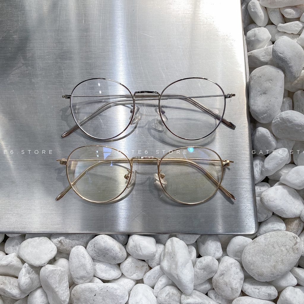 Kính Unisex Thời Trang Vintage - 085 [Tặng bao da - móc khoá]