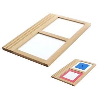 Khay để khuôn luyện viết Montessori. Giáo Cụ Montessori cho bé lứa tuổi 0-6. Hàng Quốc Tế Chính Hãng Quốc Tế