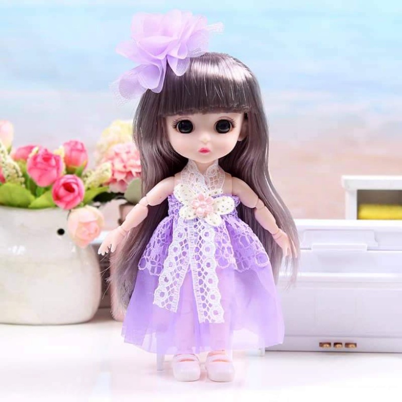 Búp bê cho bé  Búp bê LOLI 13 khớp mắt 3D