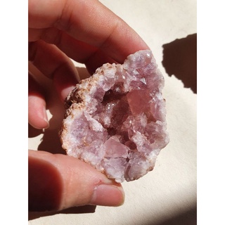 Đá thach anh pink amethyst cụm (hiếm)