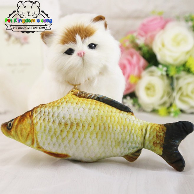 Cá bông nhồi catnip đồ chơi cho mèo
