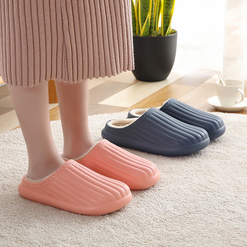 Dép bông chống nước đi trong nhà cao cấp
