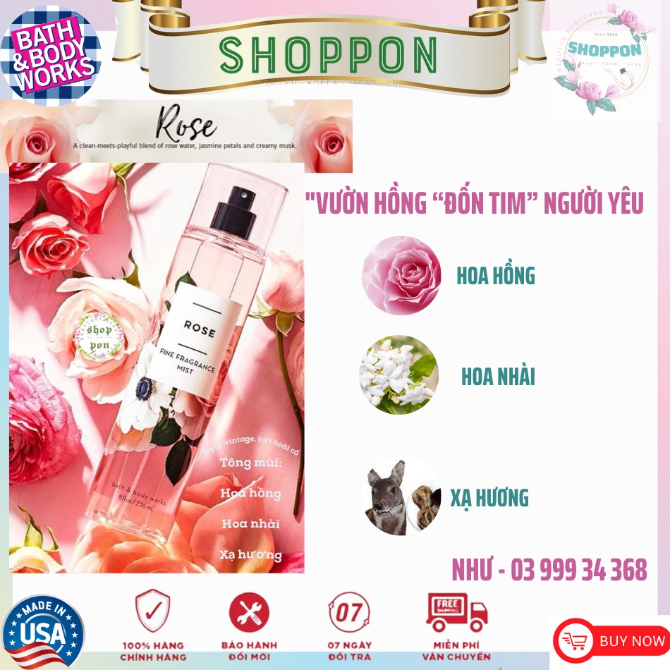 υѕ.𝐁𝐞𝐬𝐭 𝐒𝐞𝐥𝐥𝐞𝐫 - 𝐑𝐎𝐒𝐄 - 𝐓𝐫ọ𝐧 𝐁ộ 𝐓ắ𝐦 𝐃ưỡ𝐧𝐠 𝐗ị𝐭 𝐓𝐡ơ𝐦 - 𝐁𝐚𝐭𝐡 & 𝐁𝐨𝐝𝐲 𝐖𝐨𝐫𝐤𝐬, 𝐁𝐨𝐝𝐲 𝐦𝐢𝐬𝐭 𝐥𝐨𝐭𝐢𝐨𝐧 𝐬𝐡𝐨𝐰𝐞𝐫 𝐠𝐞𝐥
