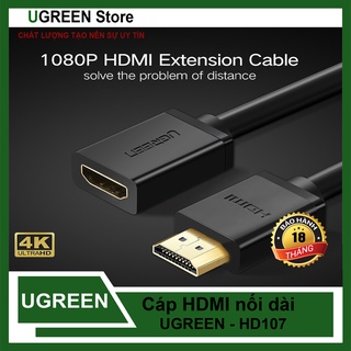 Dây Cáp Nối Dài HDMI Phân Giải 4k chính hãng Ugreen HD107