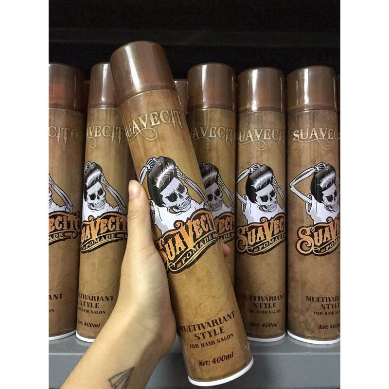 Gôm, Keo Xịt Tóc SUAVECITO 420ml Tạo Kiểu Giữ Nếp Cho Tóc. HÀNG CHÍNH HÃNG