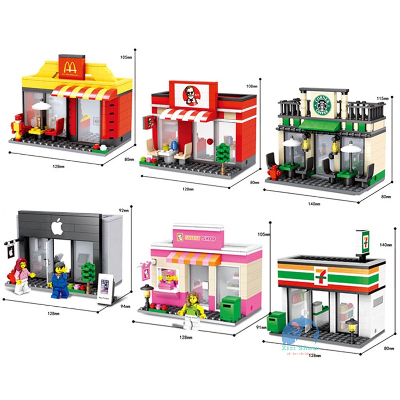 Bộ Đồ Chơi Lego Xếp Hình Architecture Mcdonald 's Kfc