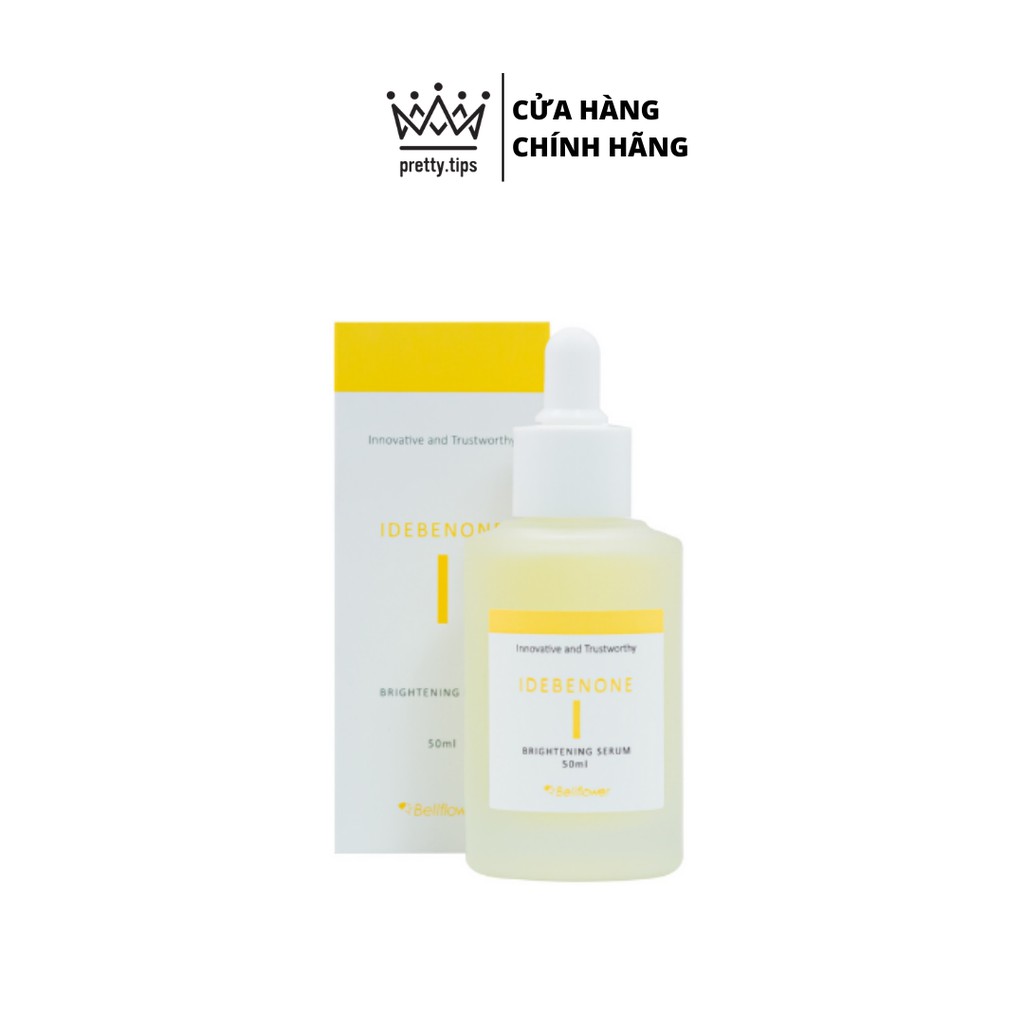 Tinh chất dưỡng ẩm giúp làm sáng da Bellflower Idebenone Brightening 50ml