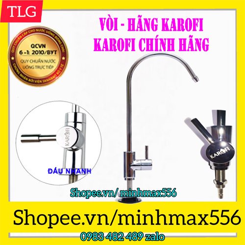 VÒI MÁY LỌC NƯỚC CHÍNH HÃNG KAROFI | VÒI KAROFI