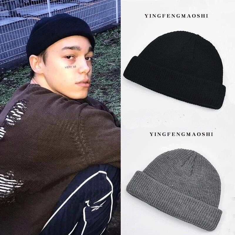 Mũ nón beanie nam nữ ngắn trơn nhiều màu chất len dày dặn; M04 - BONMIE