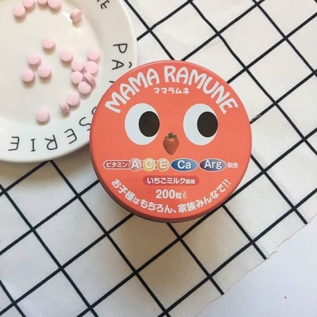 Kẹo biếng ăn cho trẻ MaMa Ramune Nhật Bản 200 viên