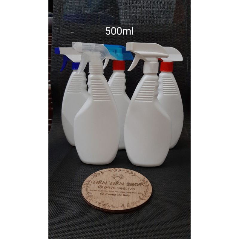 Chai xịt kính trắng đục 500ml