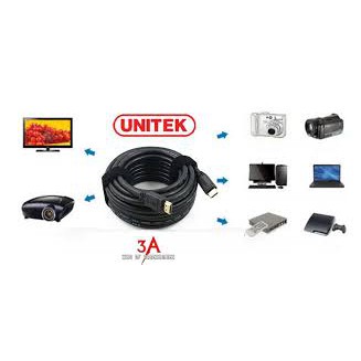 Cáp HDMI ✨Free Ship✨ Cáp HMDI UNITEK 10M✨15M✨20M Ultra 4K- Dây Tròn- Hàng chính Hãng 100%- Bảo Hành 12 Tháng