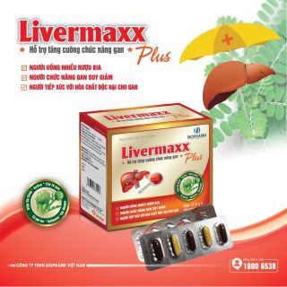 LIVERMAXX PLUS Hỗ trợ bảo vệ và giải độc gan