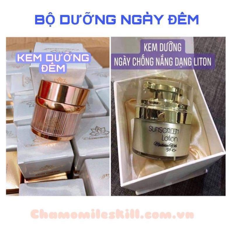 Combo kem ngày, kem đêm Chamomileskill