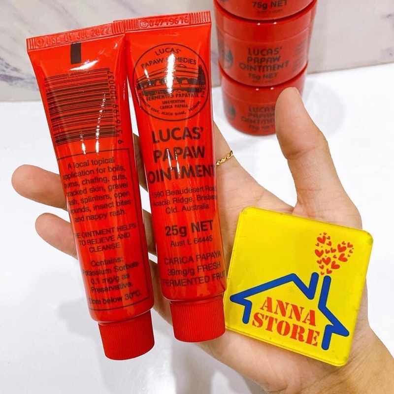 Kem Đa Năng Đu Đủ Lucas Paw Paw Giảm Dị Ứng Ngoài Da Hăm Tã Giúp Da Mềm Mịn