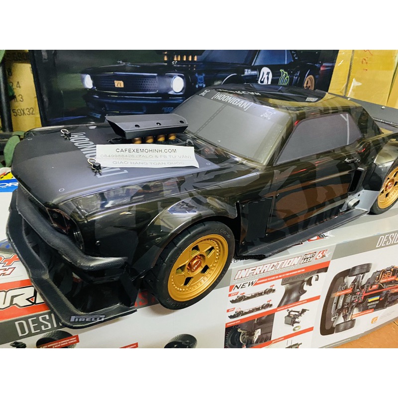 Kit xe điều khiển Hyper Ex07 1/7 Zd racing 130km/h option full metal dài gần 1m