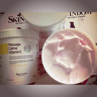 Kem massage vitamin c skindom - trắng da chống oxi hoá