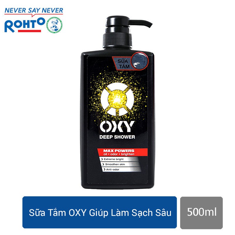 Sữa Tắm OXY Làm Sạch Sâu 500ml Deep Shower