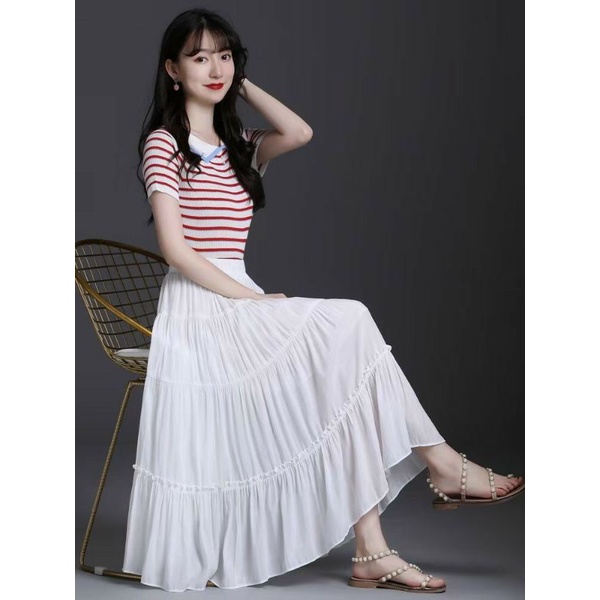 chân váy công sở cạp chun.dài qua gối | BigBuy360 - bigbuy360.vn