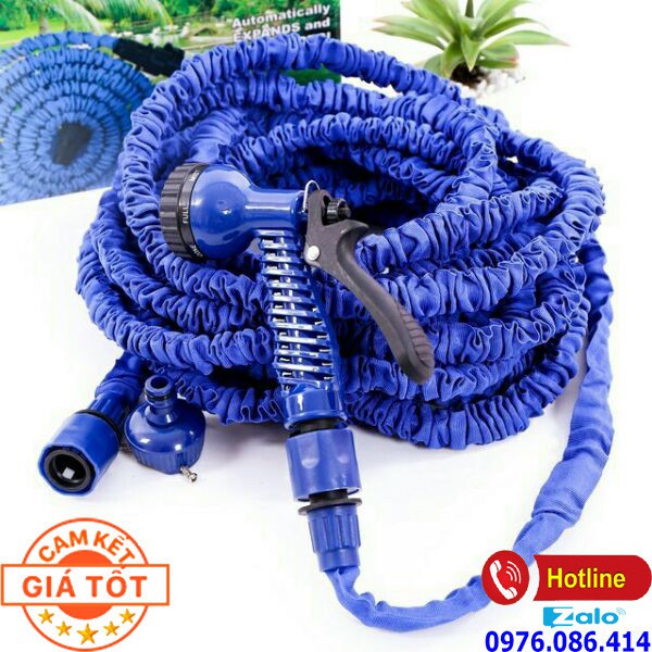 com bo 2 vòi xịt nước thông minh giãn nở 15 m