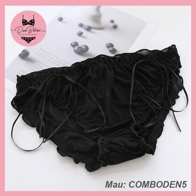 Quần Lót Nữ Cotton Thun kháng khuẩn thoáng mát gợi cảm huyền thoại mẫu Comboden5 | BigBuy360 - bigbuy360.vn