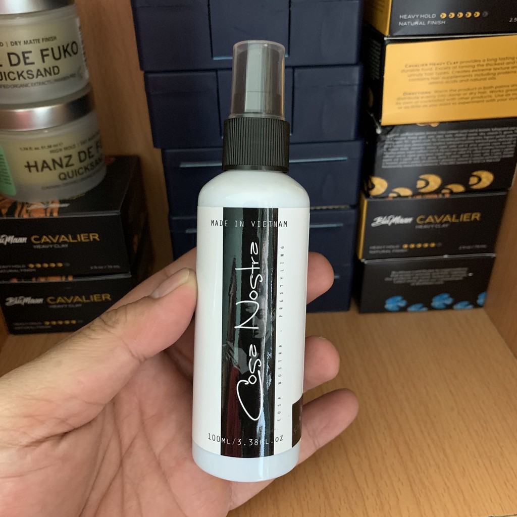 Xịt dưỡng tạo nếp Cosa Nostra pre-styling 100ml