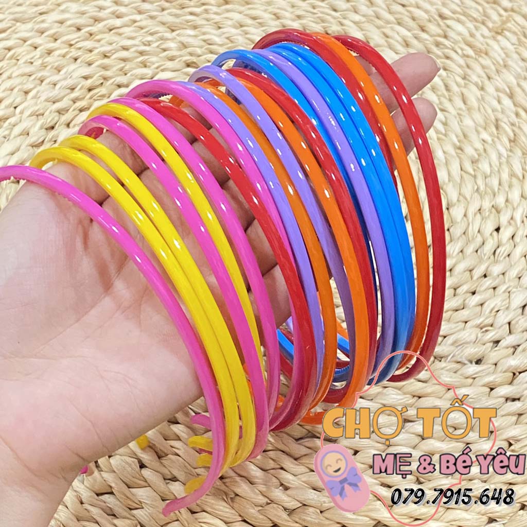 Cài Tóc Nhựa Dẻo Size Nhỏ, Cài Tóc Nhí (nhiều màu)