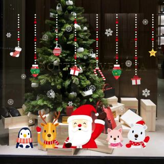 Decal dán tường dán kính noel 5 130x150cm