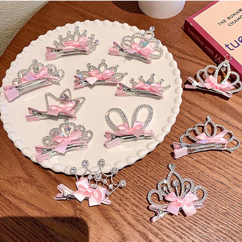 Kẹp Tóc Hình Vương Miện 3D Dễ Thương Cho Bé Gái timetunnel