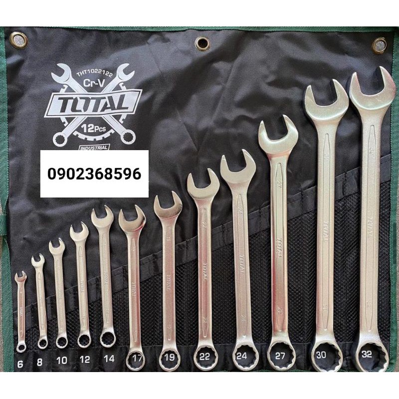 Bộ chìa khóa vòng miệng TOTAL THT1022121 / THT1022122 (u4)