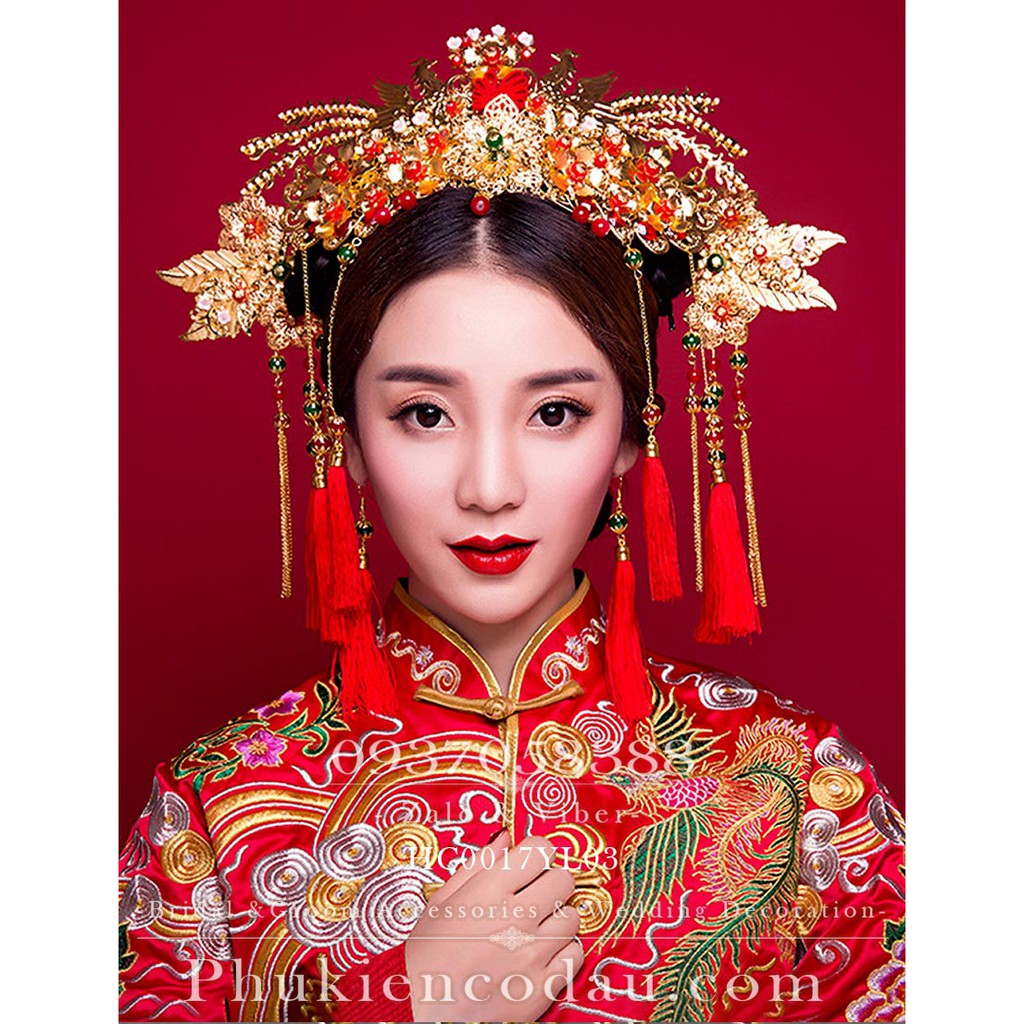 Cài tóc cô dâu cổ trang HC0015YL03